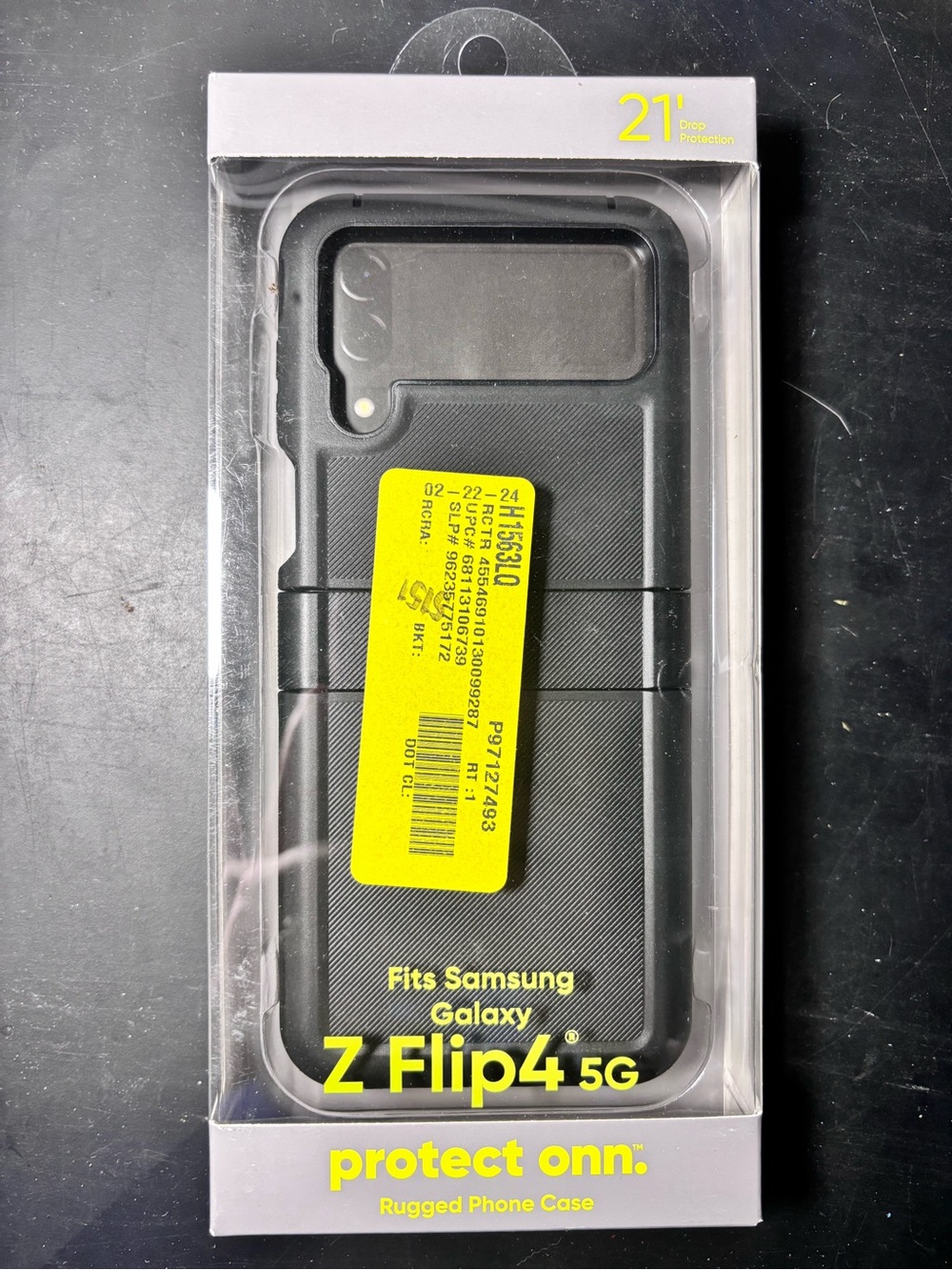 Rugged Case for Samsung Galaxy Z Flip4 5G - Black